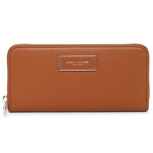 Marc Jacobs Maple Tan Leather Continental Wallet